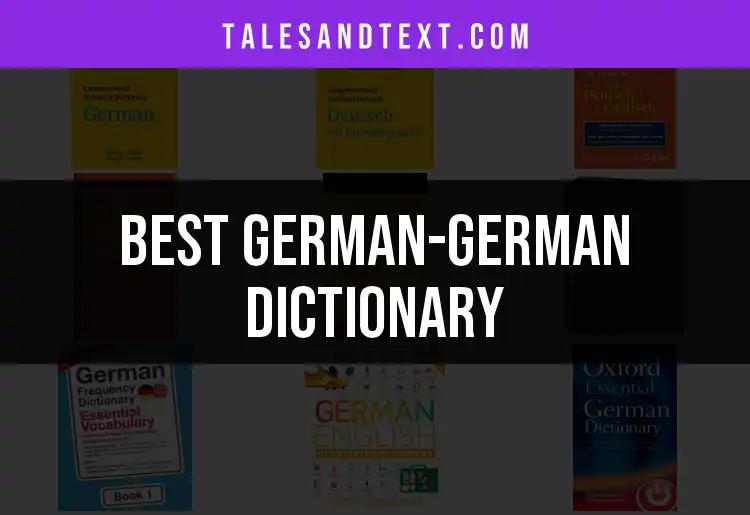 12 Essential German-German Dictionaries You Need